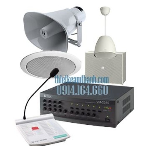 Hệ thống âm thanh thông báo nhà xưởng 5 vùng